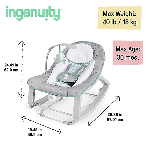 Ingenuity 3-in-1 Vibrating Baby Bouncer & Rocker