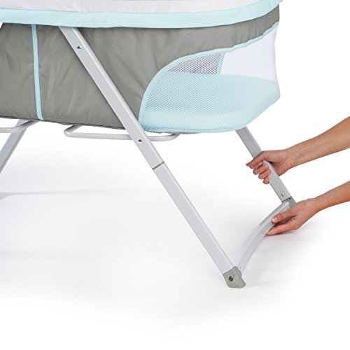 Ingenuity Foldaway Rocking Bassinet - Juniper - Portable Folding Rocking Bassinet