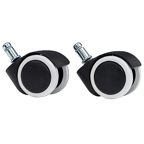 Master Massage Deluxe Glider Rolling Stool, Larger Seat Better Wheels with Grab Bar, Black