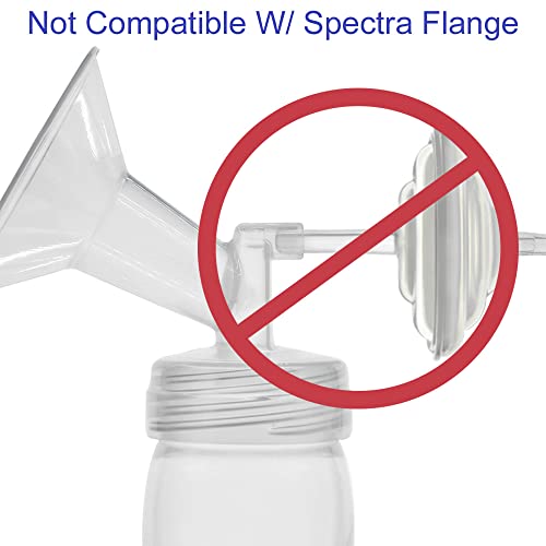 Maymom Backflow Protector, Long Stem, for Spectra S1, S2 and 9 Pumps to use Medela Flanges and Medela Parts; 2pc