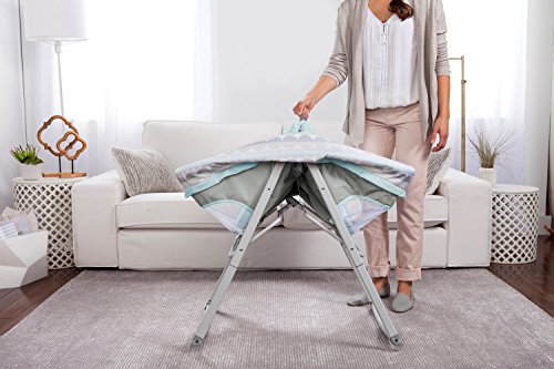 Ingenuity Foldaway Rocking Bassinet - Juniper - Portable Folding Rocking Bassinet