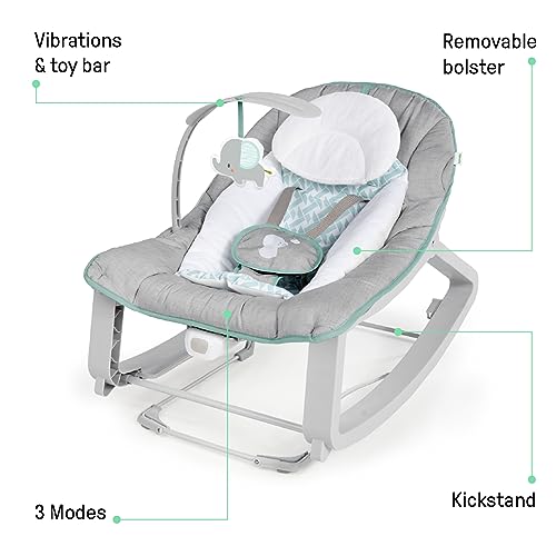 Ingenuity 3-in-1 Vibrating Baby Bouncer & Rocker