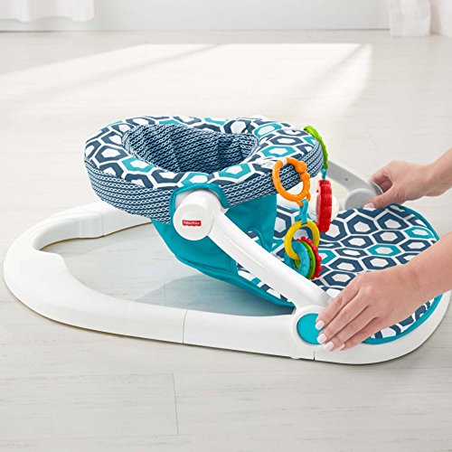 Fisher-Price Sit-Me-Up Floor Seat [Amazon Exclusive], Honeycomb (FKD95)