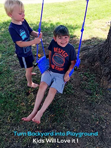 Hi-Na Kids Swing Seats Indoor Hand-Made Kids Swing with Adjustable Rope Outdoor Swing Seat Tree Swing Seat for Kids for Backyard Swing Seat for Kids for Playground Child Swing for Outside