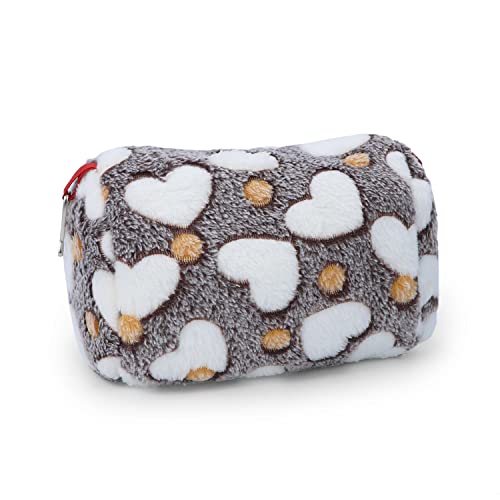 Hamster Plush Hammock Warm Sleeping Nest Bed for Syrian Hamster Gerbil Rat Mouse Sugar Glider Squirrel (Coffee)