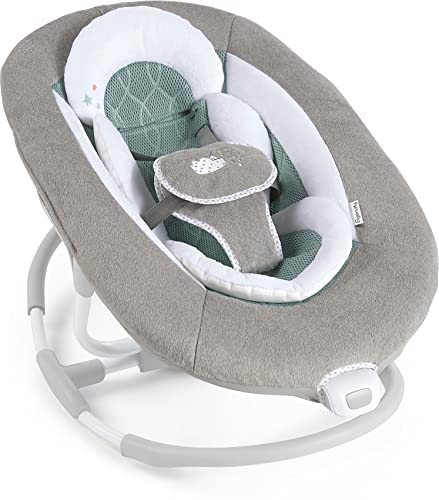 Ingenuity DreamComfort Inlighten Cradling Swing & Rocker - Foldable Plug-in Swing - Pemberton (12321)