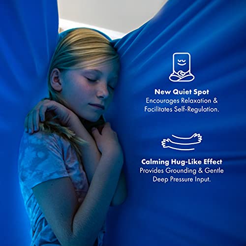 Harkla Indoor Therapy Swing for Kids - Sensory Swing Great for Autism, ADHD, and Sensory Processing Disorder - Snuggle Swing has a Calming Effect on Children with Sensory Needs