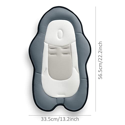 G Ganen Baby Cozycushion Sleeping Cushion Comfort Support Cushion Stroller and Seat Comfort Cushion (Gray)