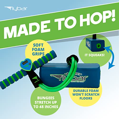 Flybar My First Foam Pogo Jumper Safe Pogo Hopper for Kids Ages 3 & Up (Blue LED)