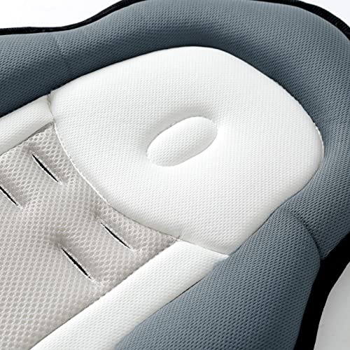 G Ganen Baby Cozycushion Sleeping Cushion Comfort Support Cushion Stroller and Seat Comfort Cushion (Gray)