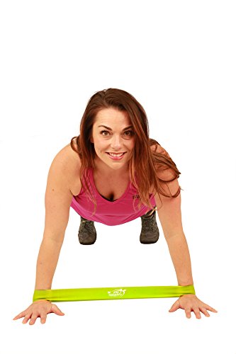 Fit Simplify Resistance Loop Exercise Bands for Home Fitness, Stretching, Strength Training, Physical Therapy, Workout Bands, Pilates Flexbands, Set of 5