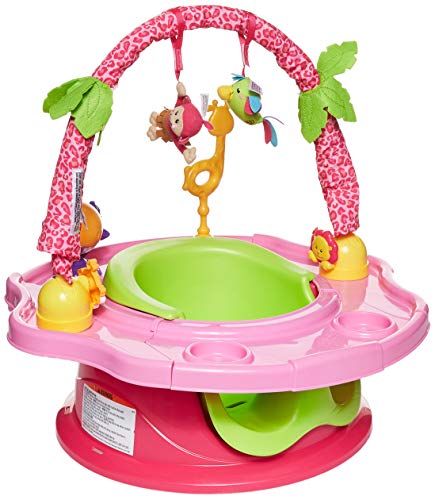 Summer 3-Stage SuperSeat Deluxe Giggles Island Positioner, Booster and Activity Seat for Girl
