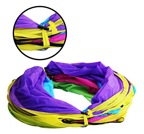 Hide N Side Kids Play Tunnels, Indoor Outdoor Crawl Through Tunnel for Kids Dog Toddler Babies Children , Pop up Tunnel Gift Toy