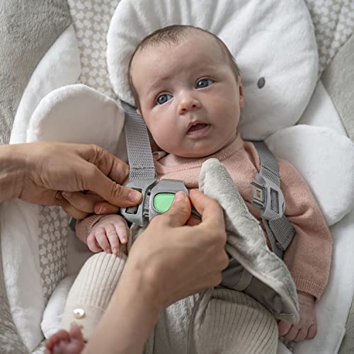 Ingenuity Inlighten Cradling Swing - Twinkle Tails - Foldable Plug-in Swing (12412)