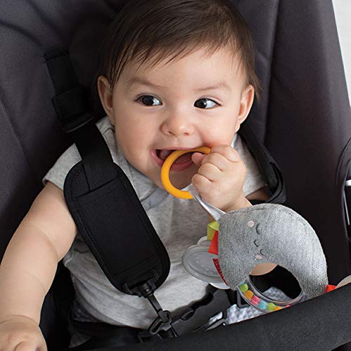 Skip Hop Silver Lining Cloud Rattle Moon Stroller Toy, Multi