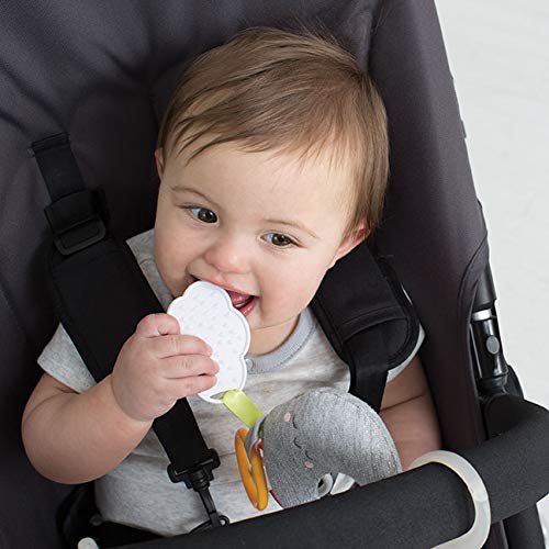 Skip Hop Silver Lining Cloud Rattle Moon Stroller Toy, Multi