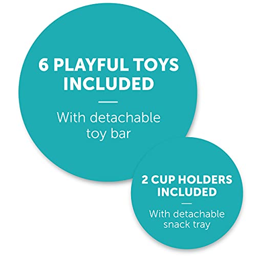 Summer 3-Stage SuperSeat Deluxe Giggles Island Positioner, Booster and Activity Seat for Girl