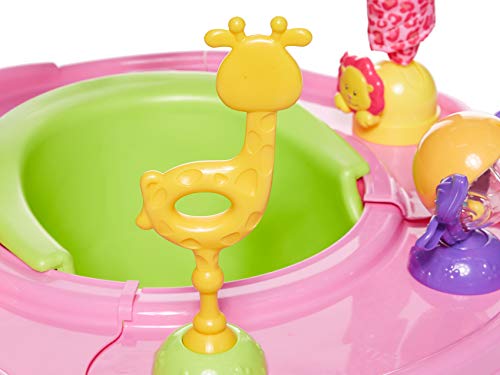 Summer 3-Stage SuperSeat Deluxe Giggles Island Positioner, Booster and Activity Seat for Girl