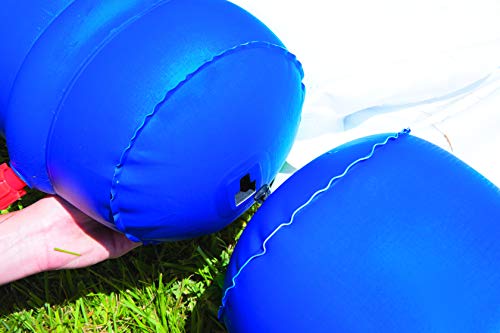 WOW World of Watersports 18-2200 Mega Slide, Giant Backyard Waterslide, High Side Walls, Built in Sprinkler, 25 Feet x 6 Feet, Includes Hand Pump and 2 Inflatable Sleds