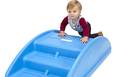 Simplay3 Two Sided Rock and Roll Teeter Totter and Climbing Bridge for 4 Children