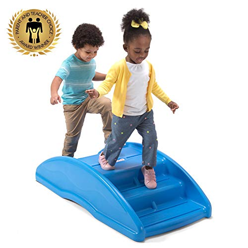 Simplay3 Two Sided Rock and Roll Teeter Totter and Climbing Bridge for 4 Children