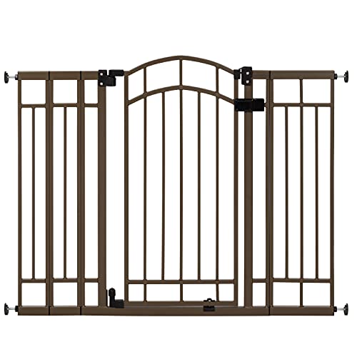 Summer Multi-Use Deco Extra Tall Walk-Thru Gate, Bronze (28.5 - 48 Inch)