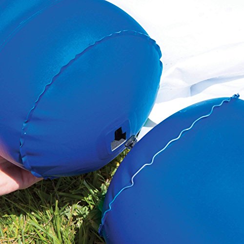 WOW World of Watersports 18-2200 Mega Slide, Giant Backyard Waterslide, High Side Walls, Built in Sprinkler, 25 Feet x 6 Feet, Includes Hand Pump and 2 Inflatable Sleds