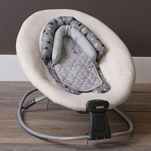 Travel Bug Baby & Toddler 2-in-1 Head Support Duo Head Support for Car Seats, Strollers & Bouncers (Black/Grey/White)