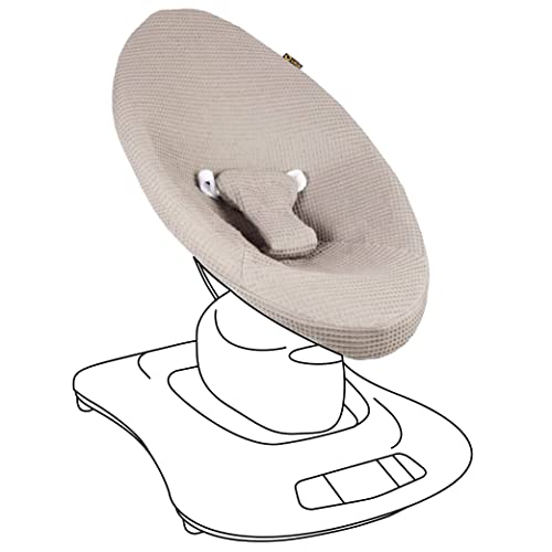 UKJE | Cover for Old Model 4moms mamaRoo 4 Baby Swing & Old Model rockaRoo | Beige | Handmade in Europe | Compatible with mamaRoo Swing, 4 Mom mamaRoo Baby Swing, mamaRoo Cover for Baby Rocker