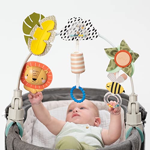 Taf Toys Savannah Adventures Arch. Ideal for Infant and Toddlers, Fits Stroller, Pram and Car Seat, Activity Arch with Fascinating Toys, Stimulates Babyâs Senses and Motor Skills Development
