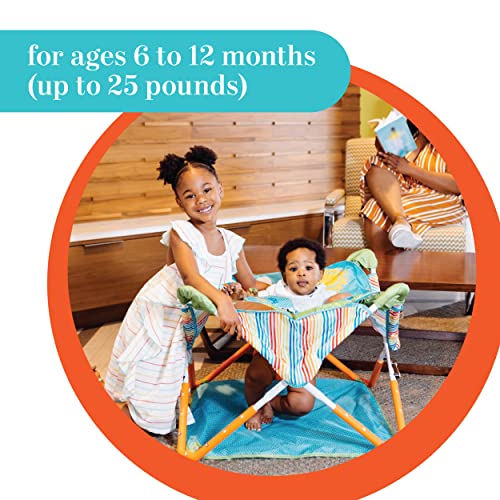 Summer Pop n Jump Portable Activity Center  Lightweight Baby Jumper with Toys for On-The-Go and at Home, Compact Fold for Storage and Travel