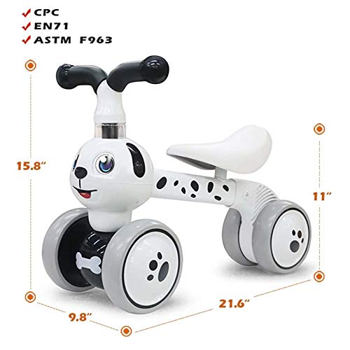 YGJT Baby Balance Bikes Bicycle Kids Toys Riding Toy for 1 Year Boys Girls 10-36 Months Baby's First Bike First Birthday Gift