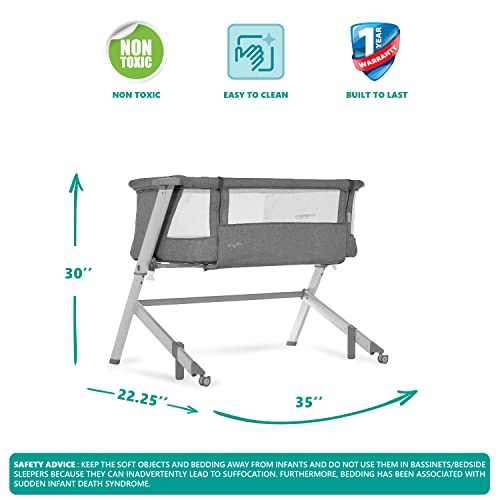 Dream On Me, Skylar Bassinet & Bedside Sleeper