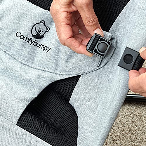 Ergonomic Baby Bouncer Seat - Bonus Travel Carry Case Included - Safe, Portable Rocker Chair with Adjustable Height Positions - Infant Sleeper Bouncy Seat Perfect for Newborn Babies by ComfyBumpy