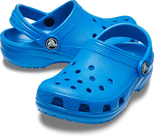 Crocs Kids' Classic Clog | Slip On Shoes for Boys and Girls | Water Shoes, Bright Cobalt, J2 US Little Kid
