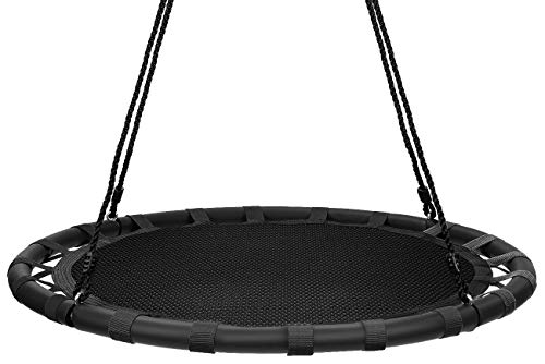 Sorbus Spinner Swing  Kids Round Mat Swing  Great for Tree, Swing Set, Backyard, Playground, Playroom  Accessories Included [New Improved 2020 Design!] (40" Mat Seat)