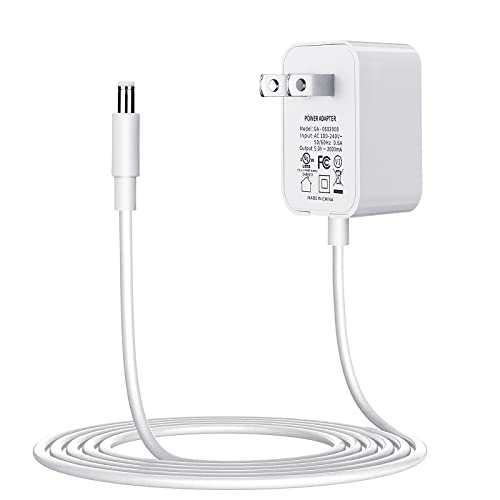 DuetSoothe Power Cord Replacement for Graco Simple Sway Swing, Glider LX, DuoGlider, Sweetpeace, 5V Baby Swing Charger White