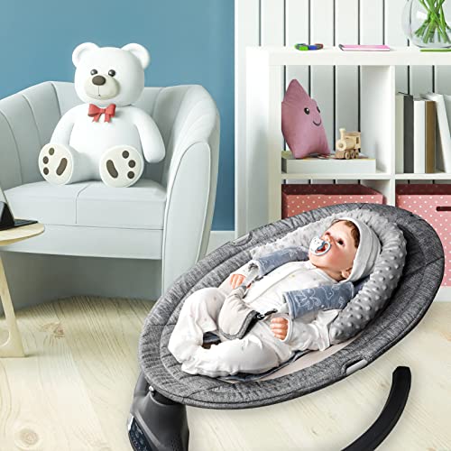 DILIMI Car Seat Head Support, Soft Minky Carseat Head Support for Boys and Girls, Car Seat Head Support with Straps Cover for Car Seats, Strollers and Bouncers, Dinosaur