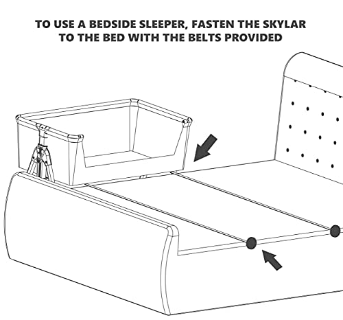 Dream On Me, Skylar Bassinet & Bedside Sleeper