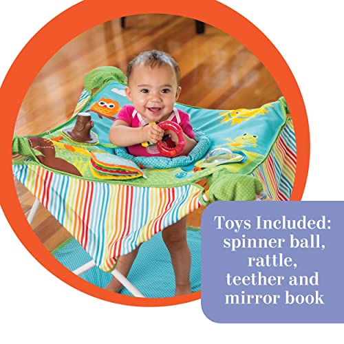 Summer Pop n Jump Portable Activity Center  Lightweight Baby Jumper with Toys for On-The-Go and at Home, Compact Fold for Storage and Travel