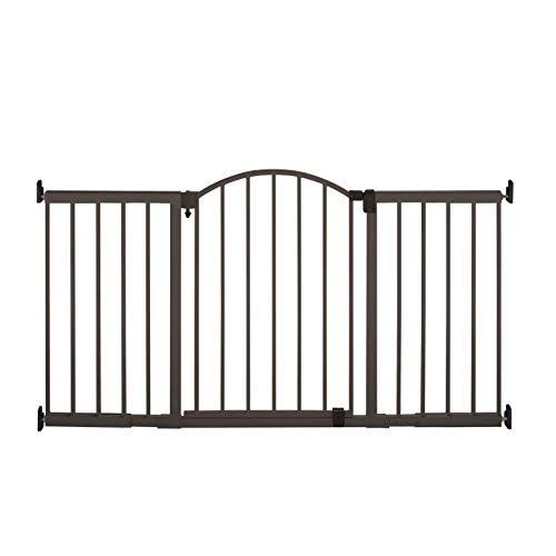 Summer Metal Expansion 6-Foot-Wide Extra Tall Walk-Thru Baby Gate, Bronze Finish  36 Tall, Fits Openings of 44 to 72 Wide, Baby and Pet Gate for Extra Wide Doorways