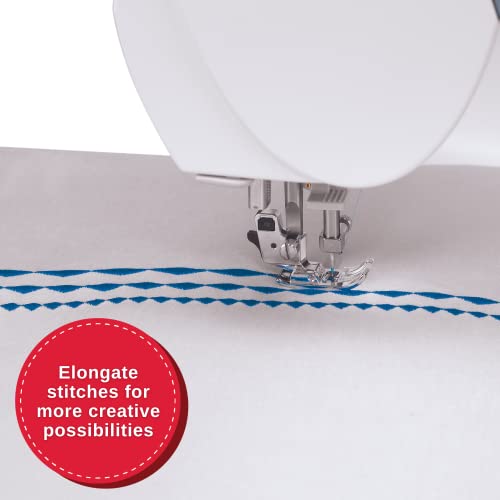 SINGER | Quantum Stylist 9960 Computerized Portable Sewing Machine with 600-Stitches Electronic Auto Pilot Mode, Extension Table and Bonus Accessories, Perfect for Customizing Projects