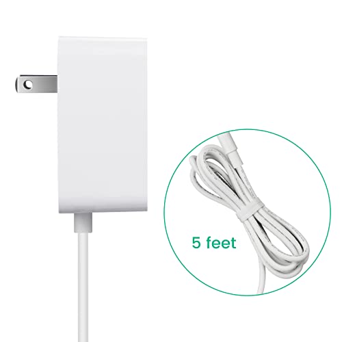 DuetSoothe Power Cord Replacement for Graco Simple Sway Swing, Glider LX, DuoGlider, Sweetpeace, 5V Baby Swing Charger White