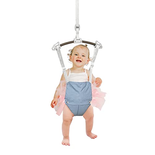 Baby Door Jumpers and Bouncers Exerciser Set with Door Clamp Adjustable Strap for Toddler Infant 6-24 Monthsâ¦