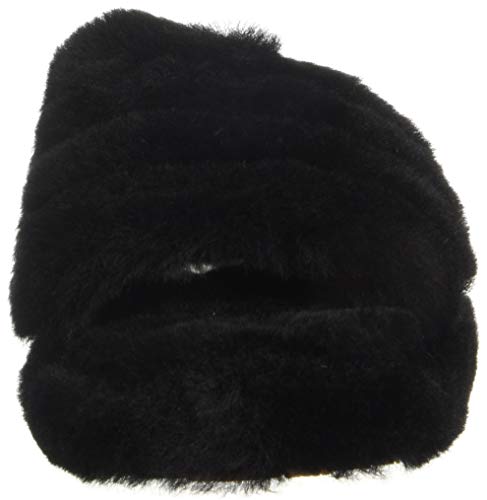 UGG Baby Fluff Yeah Slide Slipper, Black, 2-3 Infant