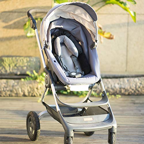 COOLBEBE Upgraded 3-in-1 Baby Head Neck Body Support Pillow for Newborn Infant Toddler - Extra Soft Car Seat Insert Cushion Pad, Perfect for Carseats, Strollers, Swings