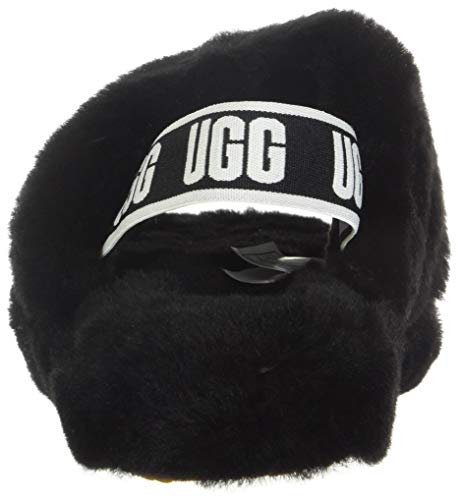 UGG Baby Fluff Yeah Slide Slipper, Black, 2-3 Infant