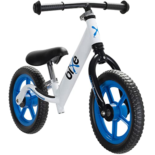 Blue (4LBS) Aluminum Balance Bike for Kids and Toddlers - 12" No Pedal Sport Training Bicycle for Children Ages 3,4,5