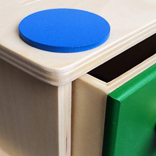 Weide Montessori Infant Coin Box Preschool Learning Montessori Toys for Toddlers