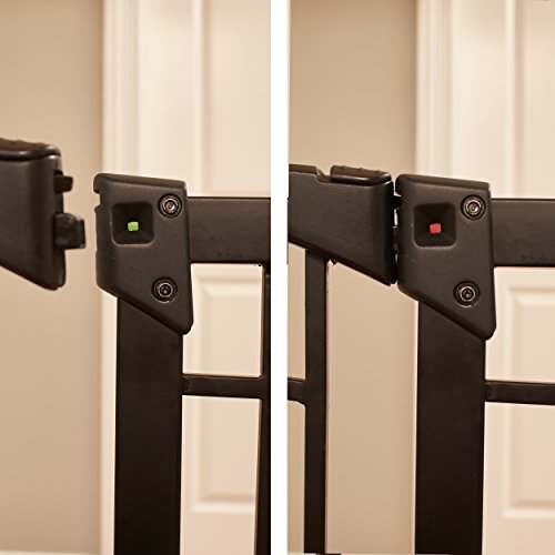 Evenflo Multi-Use Decor Tall Walk-Thru Gate, Black Metal